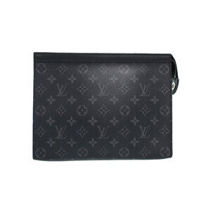 Louis Vuitton Monogram Eclipse Black Pochette Voyage Shoulder Bag